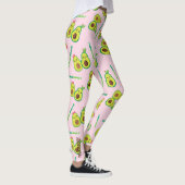 Holy Guacamole: Whimsical Avocado Lover Leggings (Rechts)