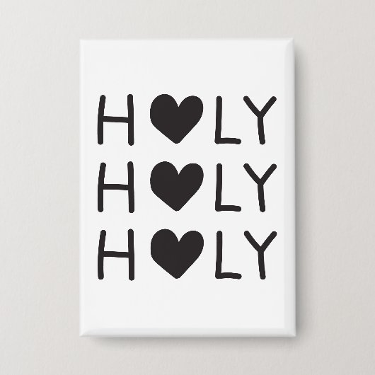 holy holy holy  button (Voorkant)