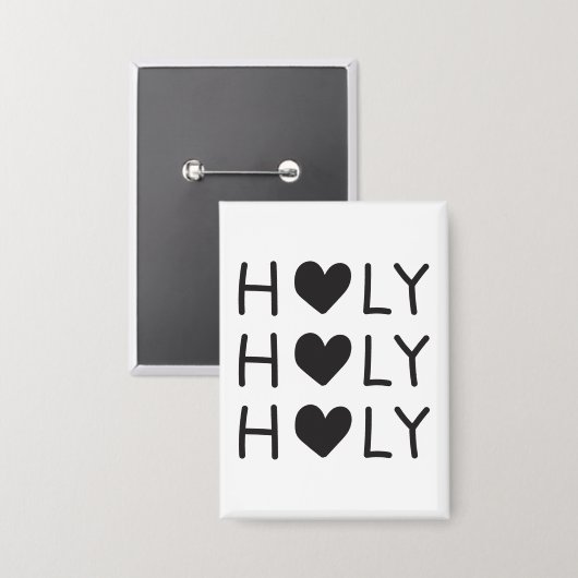 holy holy holy  button (Voorkant / Achterkant)