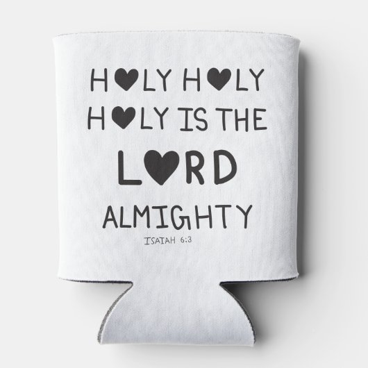Holy Holy Holy is the lord almighty  Blikjeskoeler (Achterkant)