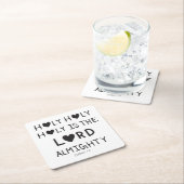 Holy Holy Holy is the lord almighty  Kartonnen Onderzetters (Insitu)