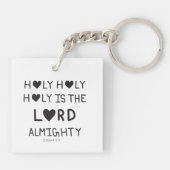 Holy Holy Holy is the lord almighty Sleutelhanger (Achterkant)