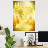 HOLY IS DE LANDE - CHRISTELIJK POSTER (Thuiskantoor)