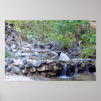 Holy Jim Creek Cascade - Orange County, Californië Poster