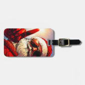 Holy Jolly Santa Divine Glow Bagagelabel (Voorkant horizontaal)