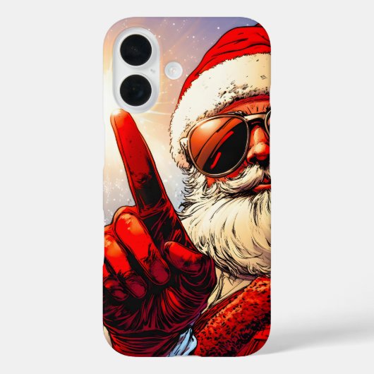 Holy Jolly Santa Divine Glow Case-Mate iPhone Case (Achterkant)