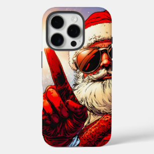 Holy Jolly Santa Divine Glow iPhone 16 Pro Hoesje