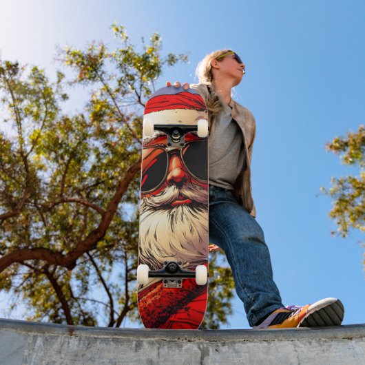 Holy Jolly Santa Divine Glow Persoonlijk Skateboard (Buiten 1)
