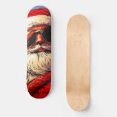 Holy Jolly Santa Divine Glow Persoonlijk Skateboard (Voorkant)