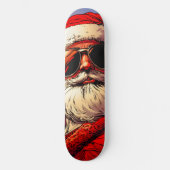 Holy Jolly Santa Divine Glow Persoonlijk Skateboard (Voorkant)