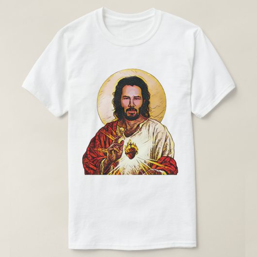 Holy Keanu - T-shirts, Gadgets & versterker; Gezic T-shirt (Design voorkant)