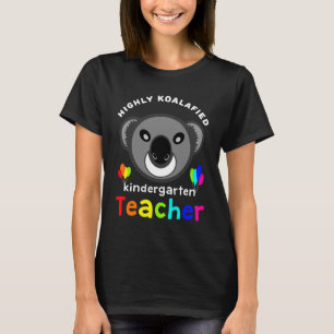 Holy Koalafied Kindergarten Teacher Koala Beer T-shirt