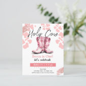 Holy Koe 1e Cowgirl laarzen Verjaardagsmeisje (Staand voorkant)