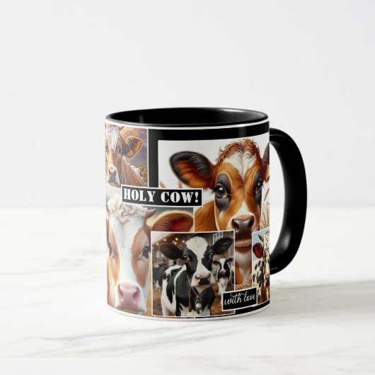 Holy Koe Boerderij Fresh Milk Coffee Mok (Voorkant rechts)