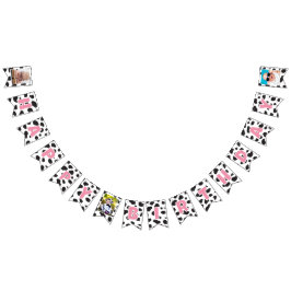 Holy Koe Boerderij Theme Koe Print Happy Birthday Vlaggetjes