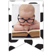 Holy Koe Boerderij Theme Koe Print Happy Birthday Vlaggetjes (Eerste vlag)