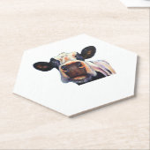 Holy Koe Classic T-shirt Kartonnen Onderzetters (Schuin)