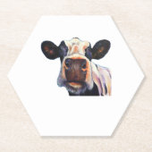 Holy Koe Classic T-shirt Kartonnen Onderzetters (Voorkant)