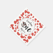 Holy Koe Coral Pink Servet (Hoek)