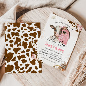 Holy Koe Cowgirl Eerste Rodeo BOERDERIJ VERJAARDAG Kaart