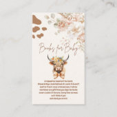 Holy Koe Greenery Highland Koe Boeken voor Baby Informatiekaartje (Voorkant)