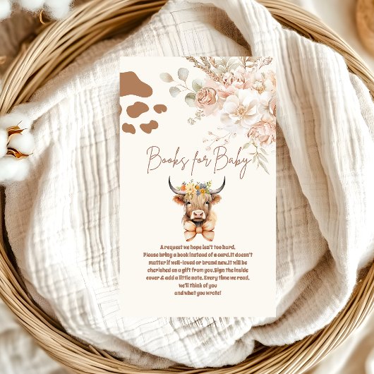 Holy Koe Greenery Highland Koe Boeken voor Baby Informatiekaartje