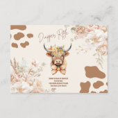 Holy Koe Greenery Highland Koe Diapper Raffle Informatiekaartje (Voorkant)