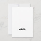 HOLY KOE, Koe gezicht Dank je kaart (Achterkant)