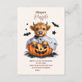 Holy Koe Little Boo Halloween Raffle Diapper Informatiekaartje (Voorkant)