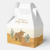 Holy Koe Minimal Boho Cactus Desert Baby shower Bedankdoosjes (Achterkant)
