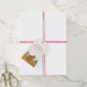 Holy Koe Minimal Boho Cactus Desert Baby shower Cadeaulabel (Met Touw)