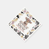 Holy Koe Rustic Baby shower Party Servetten (Hoek)