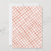 Holy Koe Rustic Cowgirl Baby shower Uitnodigen Kaart (Achterkant)