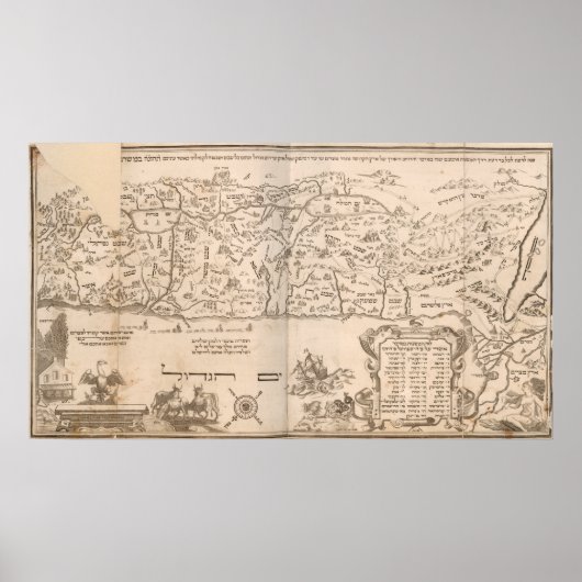 HOLY LAND, 1695 POSTER (Voorkant)