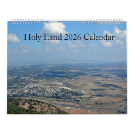 Holy Land 2026 Wall Calendar Kalender