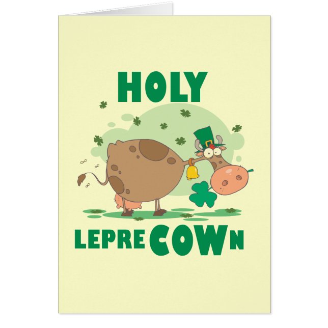 HOLY LepreCOWn T-shirts en cadeautjes (Voorkant)