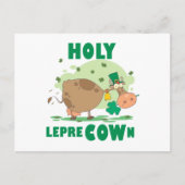 HOLY LepreCOWn T-shirts en cadeautjes Briefkaart (Voorkant)