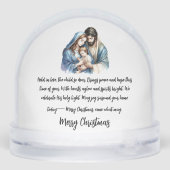 Holy Light – Tender Nativity  Sneeuwbol (Achterkant)