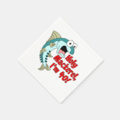 Holy Mackerel Ik ben 40 Grappig Gevist Servet (Hoek)