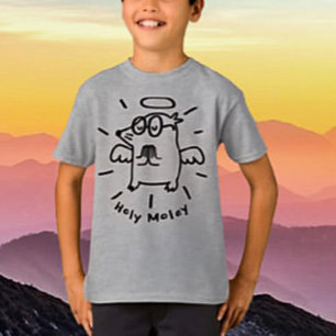 Holy Moley   Grappig Angel Mole Kinderen Shirt