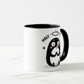 Holy Moly Cute Praying Mole Mug – Funny Animal Pun Mok (Voorkant rechts)