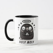 Holy Moly Cute Praying Mole Mug – Sparkly Animal Mok (Links)
