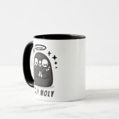 Holy Moly Cute Praying Mole Mug – Sparkly Animal  Mok (Voorkant links)