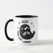 Holy Moly Mustache Mole Mug – Funny Floating Mok (Links)