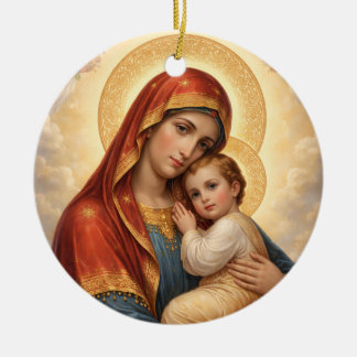 Holy Mother of God – Divine Love & Protection´11 Keramisch Ornament