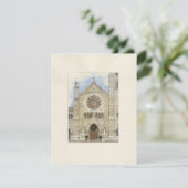 Holy Name Cathedral Christmas Save the Date Card Aankondiging (Staand voorkant)