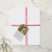 Holy Nativity Scene Gift Label Cadeaulabel (Met Touw)