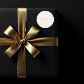 HOLY NIGHT Cream Christmas Sticker #2