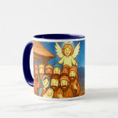 Holy Night Selfie Christmas 11 oz Coffee Mug Mok (Voorkant links)