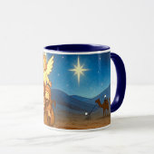 Holy Night Selfie Christmas 11 oz Coffee Mug Mok (Voorkant rechts)